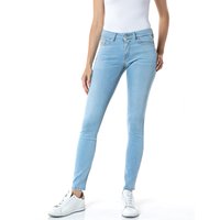 Replay Damen Jeans New Luz - Skinny Fit - Blau - Light Blue von Replay