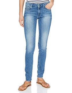 Replay Damen Jeans New Luz Skinny-Fit mit Comfort Stretch, Medium Blue 009 (Blau), 32W / 32L von Replay