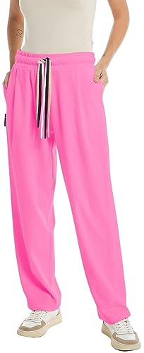 Replay Damen Jogginghose Lang mit Kordelzug, Pink (Light Rose 307), L von Replay