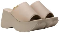 Replay Damen Keilabsatzschuhe aus Kunstleder, Beige (Beige 002), 37 von Replay