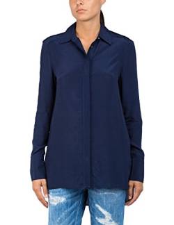 Replay Damen Langarm Bluse, Blau (Blue 880), S von Replay