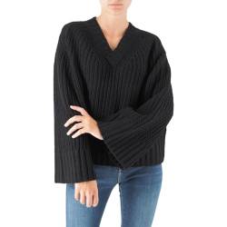 Replay Damen Pullover Strickpullover, Schwarz (Black 098), M von Replay