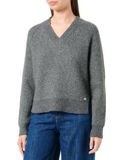 Replay Damen Pullover Strickpullover Recyceltes Material, Dark Grey Melange M10 (Grau), M von Replay