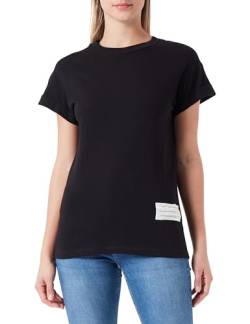 Replay Damen T-Shirt Kurzarm aus Baumwolle, Black 098 (Schwarz), S von Replay