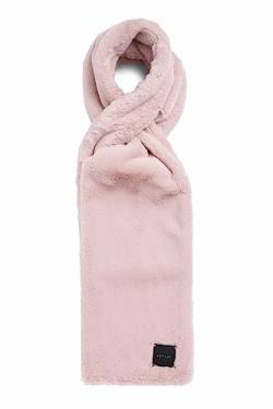 Replay Damen Schal Elegant mit Kunstfell, Shin 233 (Rosa), Onesize von Replay