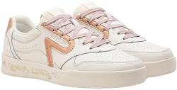 Replay Damen Sneaker aus Leder, Elfenbein (Tofu Nude 3374), 37 von Replay