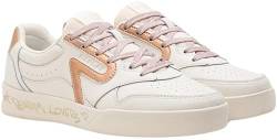 Replay Damen Sneaker aus Leder, Elfenbein (Tofu Nude 3374), 40 von Replay