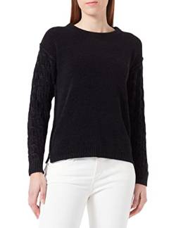 Replay Damen Strickpullover aus Baumwolle, Black 098 (Schwarz), S von Replay