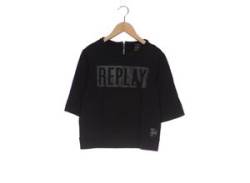 Replay Damen Sweatshirt, schwarz von Replay