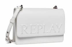 Replay Damen Umhängetasche aus Kunstleder, Optical White 001 (Weiß), Onesize von Replay
