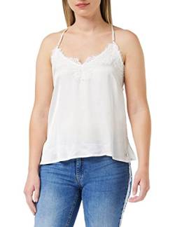 Replay Damen W2069 Bluse Westlich, 11 Natural White, L von Replay