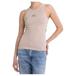 Replay Damen Tank Top Lang, Light Beige 893 (Beige), M von Replay