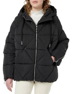 Replay Damen Steppjacke mit Kapuze, Black 098 (Schwarz), XL von Replay