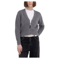 Replay Damen kurz geschnittene Strickjacke von Replay