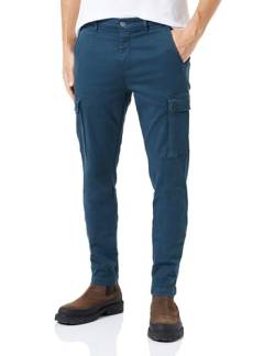 Replay Herren Cargo-Hose Jaan Slim-Fit Hyperflex mit Stretch, Deep Night 094 (Blau), 31W / 34L von Replay