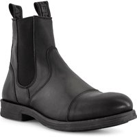 Replay Herren Chelsea Boots schwarz Glattleder von Replay