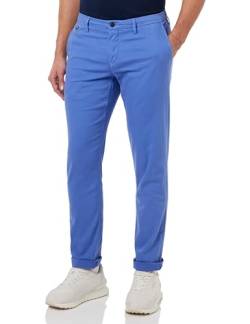 Replay Herren Chino Benni Regular-Fit mit Stretch, Iris 887 (Blau), 29W / 32L von Replay