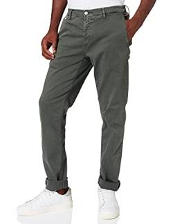 Replay Herren Chino Benni Regular-Fit Hyperflex X-Lite mit Stretch, Military Green 030 (Grün), 36W / 32L von Replay