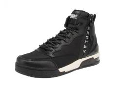 Replay Herren Cupsole Sneaker Astro Spectre Schuhe, Schwarz (Black Off Wht 600), 43 von Replay