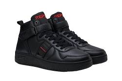 Replay Herren Cupsole Sneaker Epic M Alfa Schuhe, Schwarz (Black 003), 42 von Replay