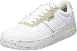 Replay Herren Cupsole Sneaker Epic M Green Schuhe, Weiß (White 061), 43 von Replay