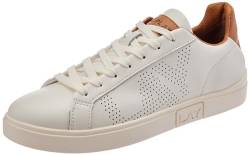Replay Herren Cupsole Sneaker Polys Studio Schuhe, Weiß (Tofu Cuoio 3235), 45 von Replay