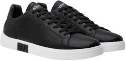 Replay Herren Cupsole Sneaker mit Schnürung, Schwarz (Black Black 562), 45 von Replay