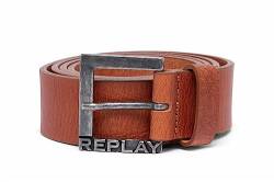 Replay Herren Gürtel aus Leder, Braun (Cognac 048), 100 cm von Replay