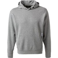 Replay Herren Hoodie grau Baumwolle unifarben von Replay