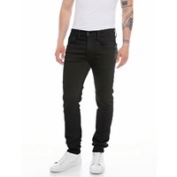 Replay Herren Hyperflex Jeans ANBASS - Slim Fit - Schwarz - Black Denim von Replay