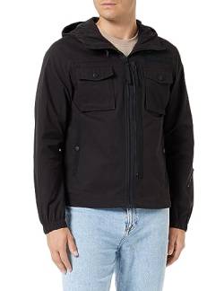 Replay Herren Jacke mit Kapuze, Blackboard 099 (Schwarz), XL von Replay