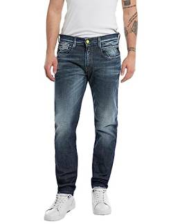 Replay Herren Jeans Anbass Slim-Fit, Dark Blue 007 (Blau), 29W / 34L von Replay