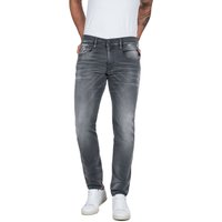 Replay Herren Jeans Anbass - Slim Fit - Grau - Medium Grey Hyperflex Denim von Replay