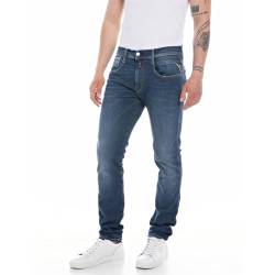 Replay Herren Jeans Anbass Slim-Fit Hyperflex mit Stretch, Dark Blue 007-1 (Blau), 31W / 30L von Replay