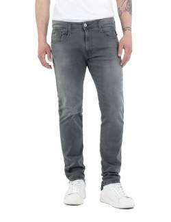 Replay Herren Jeans Anbass Slim-Fit mit Comfort Stretch, Dark Grey 096 (Grau), 31W / 34L von Replay