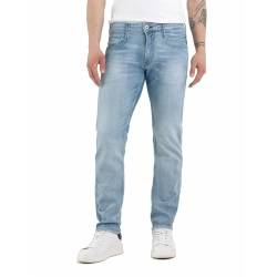 Replay Herren Jeans Anbass Slim-Fit mit Comfort Stretch, Light Blue 010 (Blau), 33W / 32L von Replay