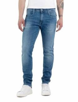 Replay Herren Jeans Anbass Slim-Fit mit Comfort Stretch, Medium Blue 009 (Blau), 33W / 34L von Replay