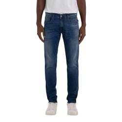 Replay Herren Jeans Anbass Slim-Fit mit Power Stretch, Medium Blue 009-3 (Blau), 36W / 34L von Replay