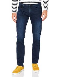 Replay Herren Jeans Anbass Slim-Fit mit Power Stretch, Dark Blue 007-1 (Blau), 38W / 34L von Replay
