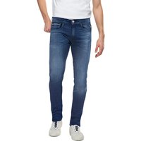 Replay Herren Jeans GROVER Straight Fit - Slim Leg - Blau - Medium Blue Denim von Replay