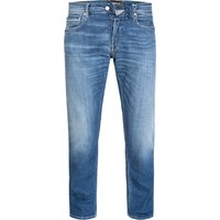 Replay Herren Jeans blau Baumwoll-Stretch Straight Fit von Replay