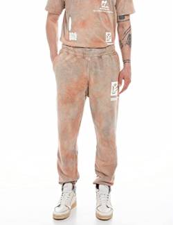 Replay Herren Jogginghose mit Tunnelzug, Pagoda Red + Nepaly Grey 010 (Mehrfarbig), L von Replay