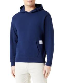 Replay Herren Hoodie aus Baumwolle, Indigo Blue 271 (Blau), XL von Replay