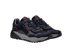 Replay Herren Sneaker Trail One Schuhe, Blau (Navy Grey 194), 40 von Replay
