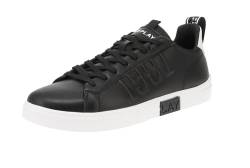 Replay Herren Sneaker aus Leder, Schwarz (Black White 008), 40 von Replay