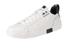 Replay Herren Sneaker aus Leder, Schwarz (Black White 008), 41 von Replay