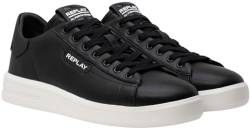 Replay Herren Sneaker aus Leder, Weiß (White Black 062), 40 von Replay