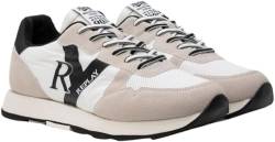 Replay Herren Sneaker mit Logo, Weiß (White Black 062), 41 von Replay