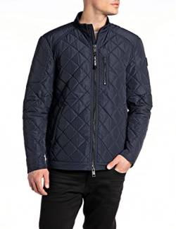 Replay Herren Steppjacke Saber Mid mit Reißverschluss, Blau (Blue 086), XL von Replay