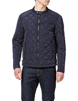 Replay Herren Steppjacke Übergangsjacke ohne Kapuze, Blau (Blue 086), S von Replay